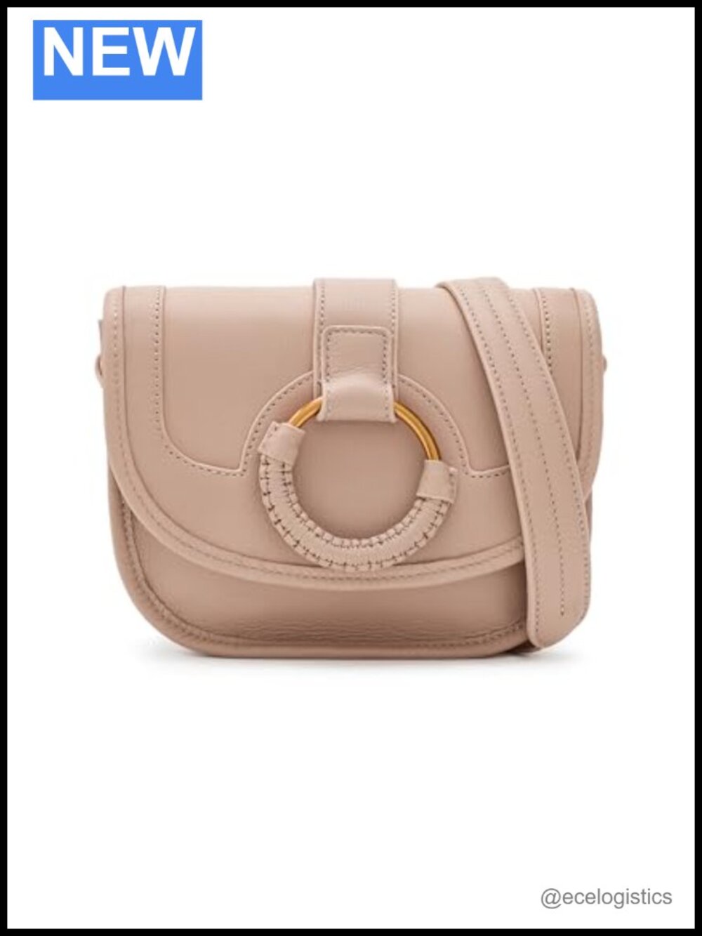 Leather Hobo Crossbody Bag with Removable Strap
